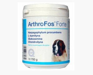 Вітамінний порошок Артрофос Форте Arthrofos Forte Dolfos з глюкозаміном і хондроїтином для суглобів собак, 700 гр