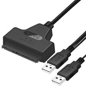 Адаптер USB 2.0 — SATA з додатковою заглушкою для SSD/HDD 2.5" SATA08