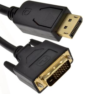 Адаптерний кабель Displayport dvi-d (24+1) 2 м dp dvi 168