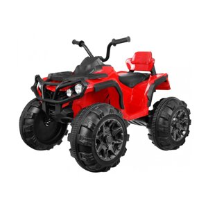 Акумулятор Quad ATV 2,4 ГГц для дітей, червоний + пульт дистанційного керування + колеса EVA + радіо MP3 +