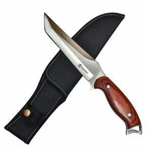 Армійський мисливський ніж танто-фінка з повним хвостовиком 30 см 2224