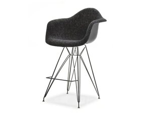 Барний стілець design, hoker, з опорами, eps rod 2, чорний