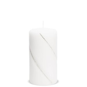 Білий килимок-болеро під свічку, циліндр, середній Fi7 133379