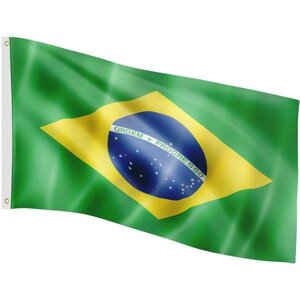 Бразилія флаг бразилії 120х80 см на мачте бразилія
