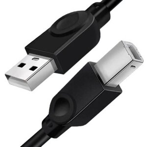 Чорний USB-A Cable-USB-B для принтера, сканера 3 метри До 3-3 млн.