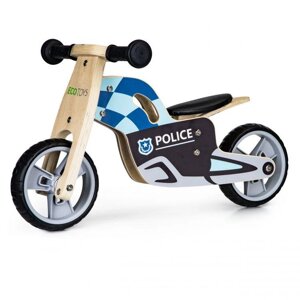 Дерев'яний велосипед, біговел, автомобільна поліція