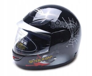 Дитячий шолом Mini 47-48CM Black Spiderman Аксесуари для мотоцикла