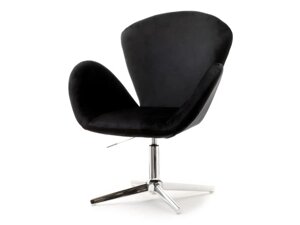 Дизайн-лебідь чорний обертовий крісло