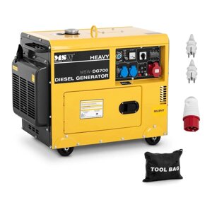 Дизельный генератор мощности - 4,4 кВт - 230 В - 400 В MSW EX10061192 Электрогенераторы