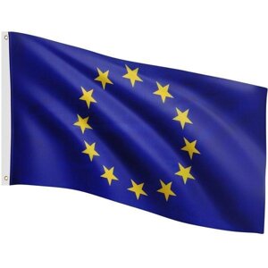 Европейский флаг европейского союза 120х80 см на мачте