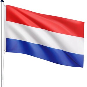 Флагова мачта 6,5 м флагова мачта + флаг нідерландів