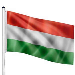 Флагова мачта 6,5м флагова мачта + флаг венгрії