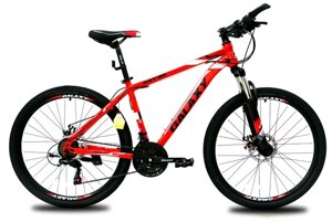 Гірський велосипед mtb galaxy 26 "frame 17" червоний 0664R