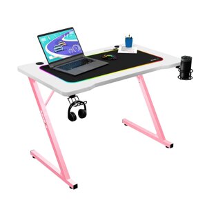 Ігровий комп'ютерний стіл для підлітків Huzaro Hero 1.8 Рожевий