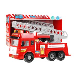 Інтерактивна Пожежна частина для дітей 3+ Вантажівка зі сходами + Рухомі елементи + Звуки світла