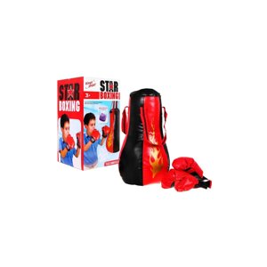 Інтерактивний набір для боксу для дітей 3+ Спортивна іграшка + Груша зі звуками + Рукавички
