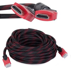 Кабель кабель HDMI 1.4 4K 3D UHD 10M мідь 48 бітів