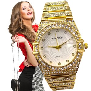 Класичний жіночий годинник Kurren ZEGARKI_wks 5905143346884