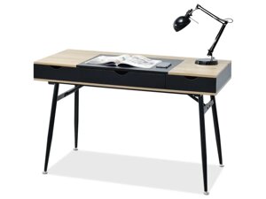 Комп'ютерний стіл у сучасному скандинавському стилі boden чорний