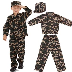 Костюм солдата дитячий — військовий костюм 98-110 WKS PARTY HY1379-1133_S