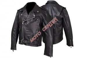 Шкіряна куртка MCGKU00015 Чорна Rypard чоловіча шкіряна куртка розміром 4xl