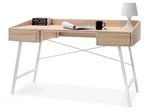 Маленький дерев'яний скандинавський комп'ютерний стіл eslov sonoma дуб