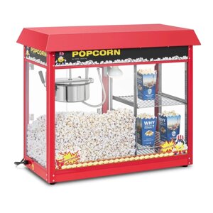 Popcorn Machine - Опалювальна виставка - червона Royal Catering EX10010532 машина для попкорну