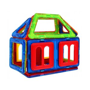 Мінінабір магнітних кубиків для дітей 3+ Різнобарвні елементи 13 шт. конструктор