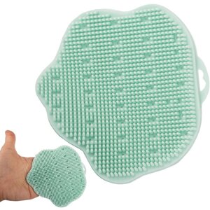 Мочалка губка щітка для миття голови та тіла масаж