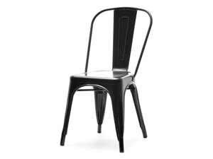 Модний кухонний стілець із металу сучасний дизайн альфредо 1 чорний