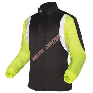 Мотоциклетна куртка MCGKU00059 Озоновий маріан чорний/флуо дощової куртки розміром 5xl