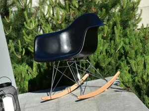Mpa roc чорне крісло-гойдалка для тераси