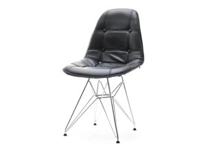 Mpc rod tap стілець на металевих ніжках, чорний