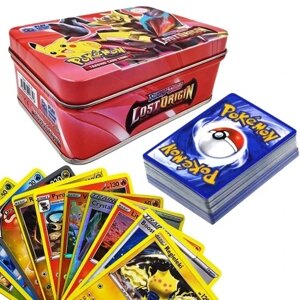 Набір колекційних карт TOYS Pokemon Lost Origin Metal Card коробка 42 карти