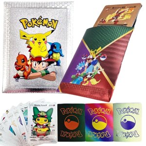 Набір колекційних карток Pokemon 20 шт. райдужне срібло WKS ZEST_10k_SILVER_10k_RAINBOW