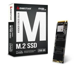 Накопичувач SSD biostar M700 M. 2 NVME PCI-E X4 gen3 256 гб коробки