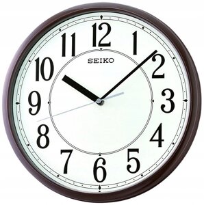 Настенные часы Seiko White, оттенки коричневого 30.50см Бренды Европы