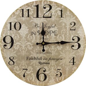 Настінний годинник у стилі прованс 105639