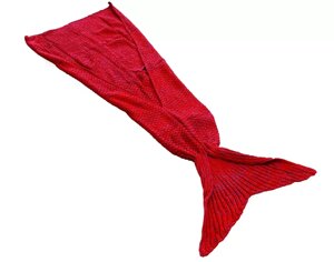 Ковдра хвіст русалки червона BQ15C