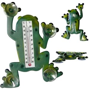 Відкритий за вікном термометр для присоска жаба