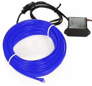 Підсвітка в салон автомобіля EL Wire 3M Blue Set — Ambient Light EL Wire Optical Fiber з прикріпленим