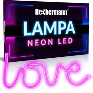 Підвісна світлодіодна неонова вивіска LOVE Heckermann
