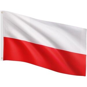 Польський флаг національний польша 120х80 см на мачте