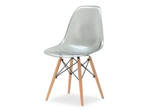 Прозорий стілець для їдальні або вітальні mpc wood прозорий димчастий