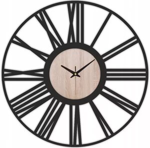 Римський металевий промисловий настінний годинник retro loft 40см