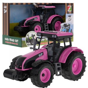 Рожевий трактор зі звуковою функцією