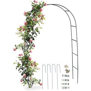 Садова арка для троянд квіти 240 см + анкери PERG-N3214