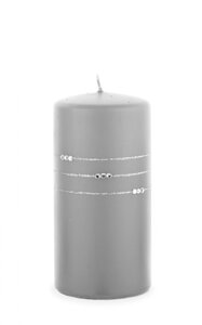 Сірий килимок для намиста зі свічками, циліндр, середній Fi7 142870