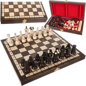 Шахи + дерев'яні шашки 2в1, 31х31 см
