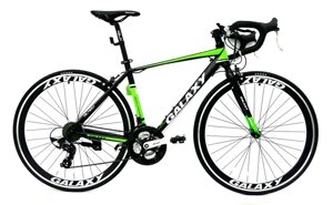 Шосейний велосипед Galaxy 26" рама 17" чорно-зелений 0669BO